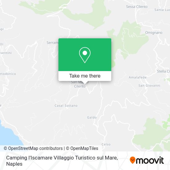 Camping l'Iscamare Villaggio Turistico sul Mare map