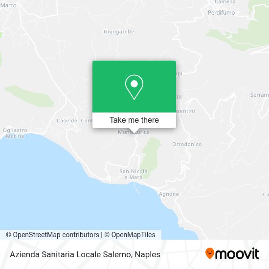 Azienda Sanitaria Locale Salerno map