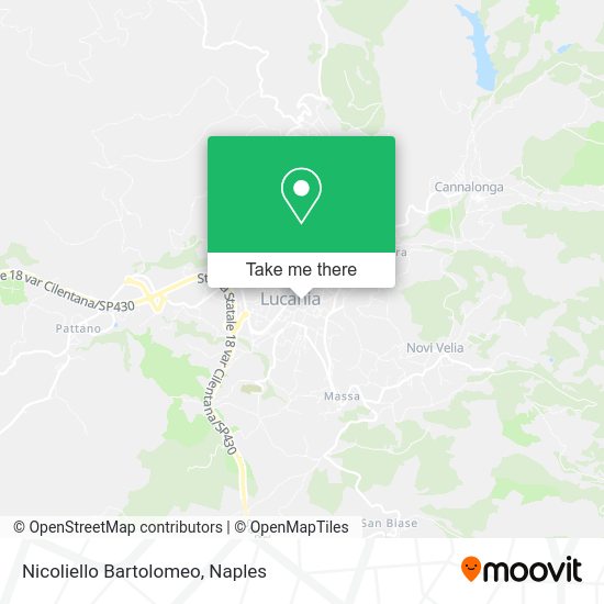 Nicoliello Bartolomeo map