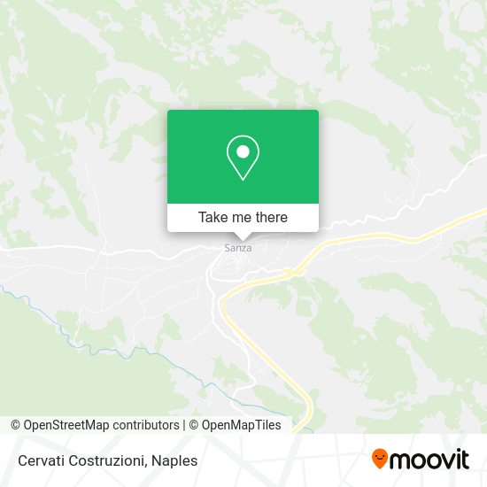 Cervati Costruzioni map