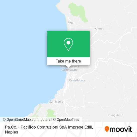 Pa.Co. - Pacifico Costruzioni SpA Imprese Edili map