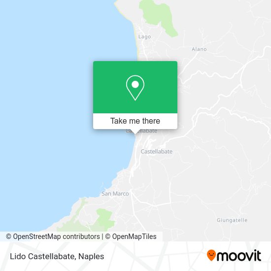 Lido Castellabate map