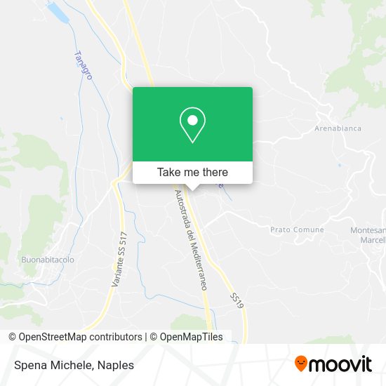 Spena Michele map