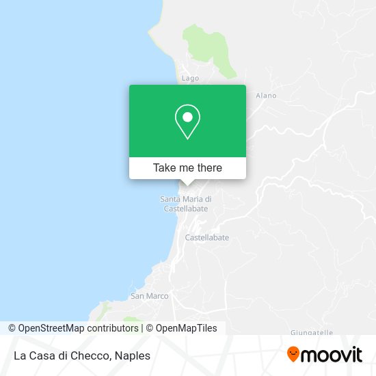 La Casa di Checco map