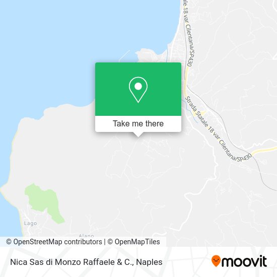 Nica Sas di Monzo Raffaele & C. map