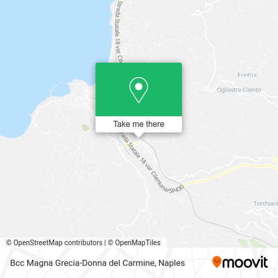 Bcc Magna Grecia-Donna del Carmine map