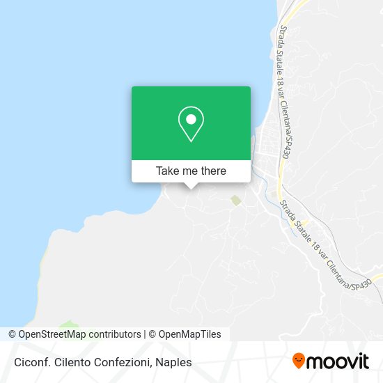 Ciconf. Cilento Confezioni map