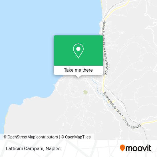Latticini Campani map