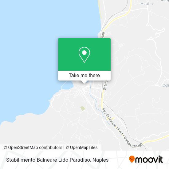 Stabilimento Balneare Lido Paradiso map