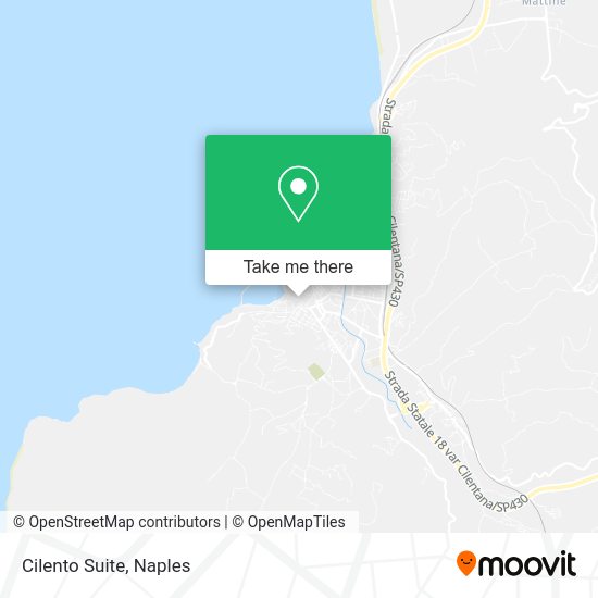Cilento Suite map