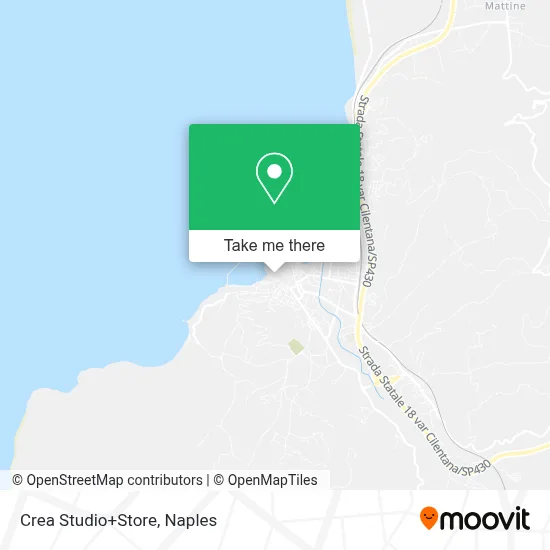 Crea Studio+Store map