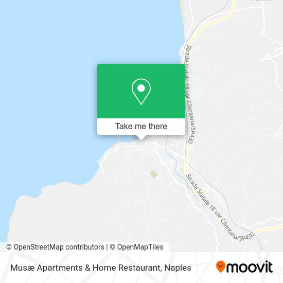 Musæ Apartments & Home Restaurant map