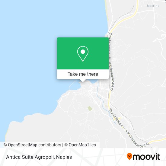 Antica Suite Agropoli map