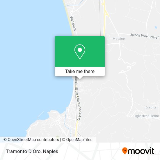 Tramonto D Oro map