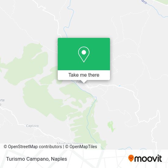 Turismo Campano map