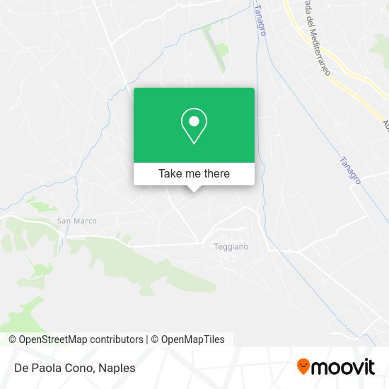 De Paola Cono map