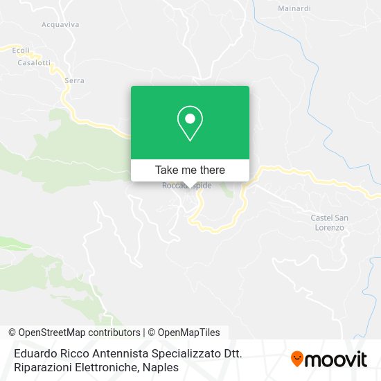 Eduardo Ricco Antennista Specializzato Dtt. Riparazioni Elettroniche map