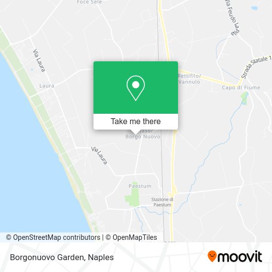 Borgonuovo Garden map