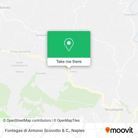 Fontegas di Antonio Scovotto & C. map