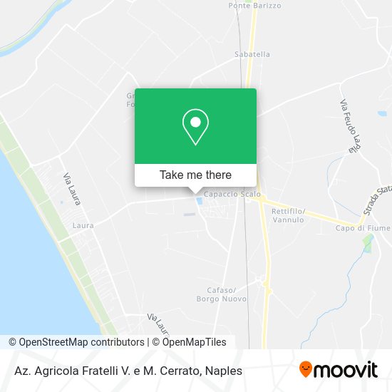 Az. Agricola Fratelli V. e M. Cerrato map