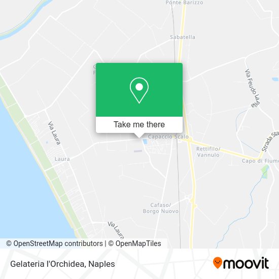 Gelateria l'Orchidea map