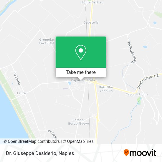 Dr. Giuseppe Desiderio map