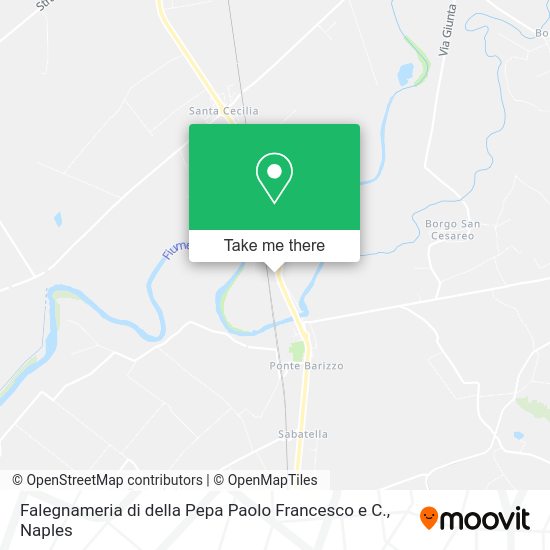 Falegnameria di della Pepa Paolo Francesco e C. map