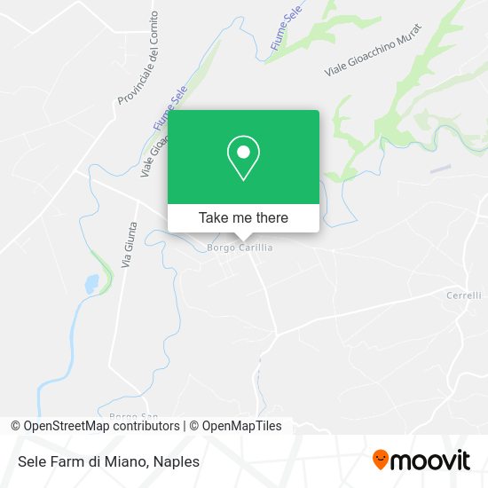 Sele Farm di Miano map