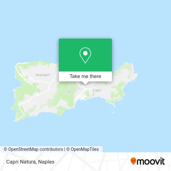 Capri Natura map