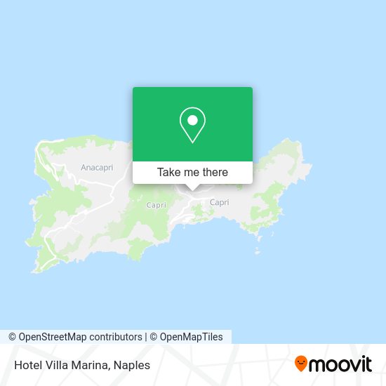 Hotel Villa Marina map