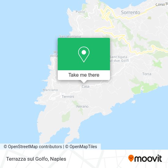 Terrazza sul Golfo map