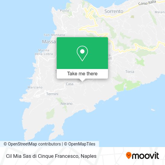 Cil Mia Sas di Cinque Francesco map