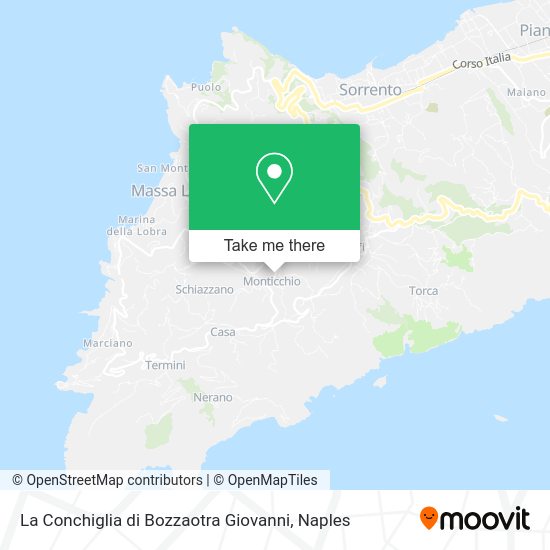 La Conchiglia di Bozzaotra Giovanni map