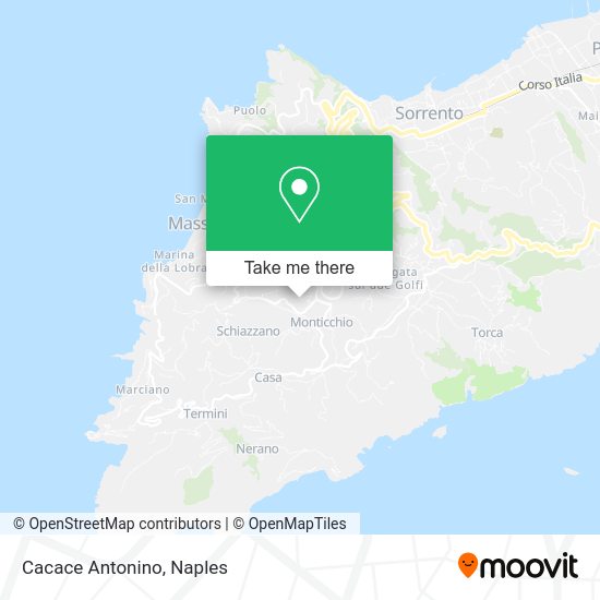 Cacace Antonino map