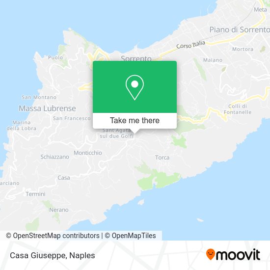 Casa Giuseppe map