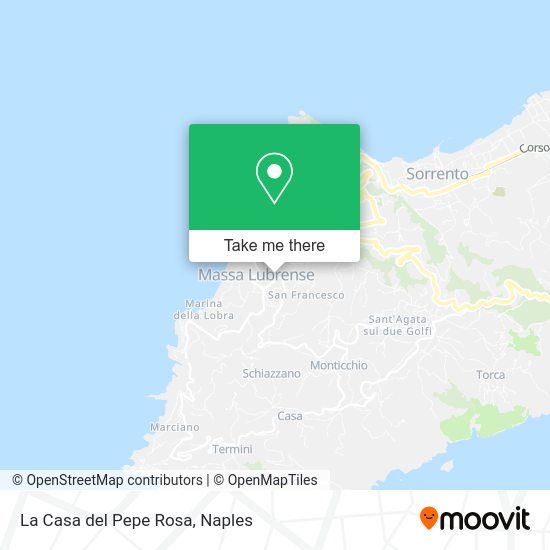 La Casa del Pepe Rosa map