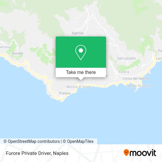 Furore Private Driver map