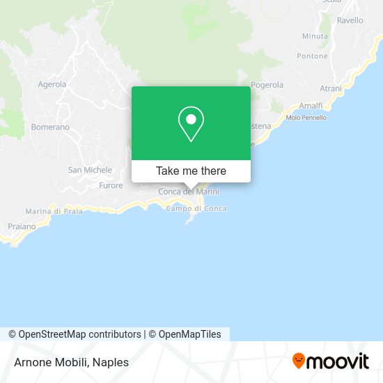 Arnone Mobili map