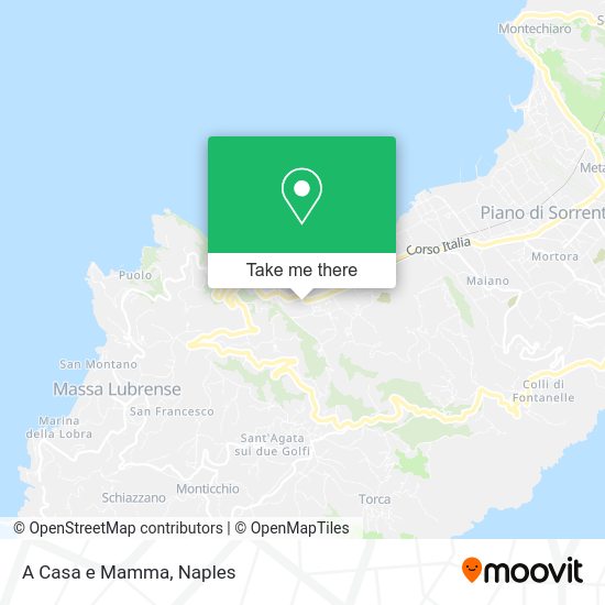 A Casa e Mamma map