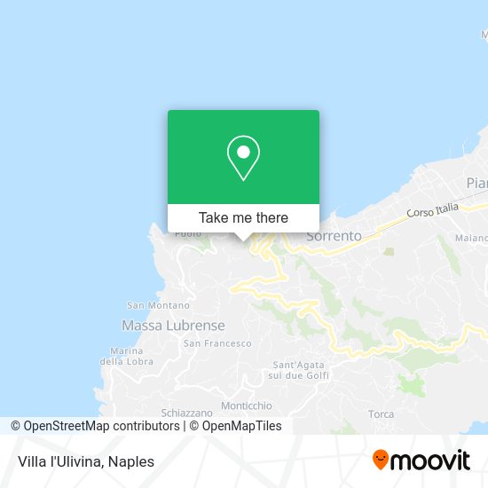 Villa l'Ulivina map