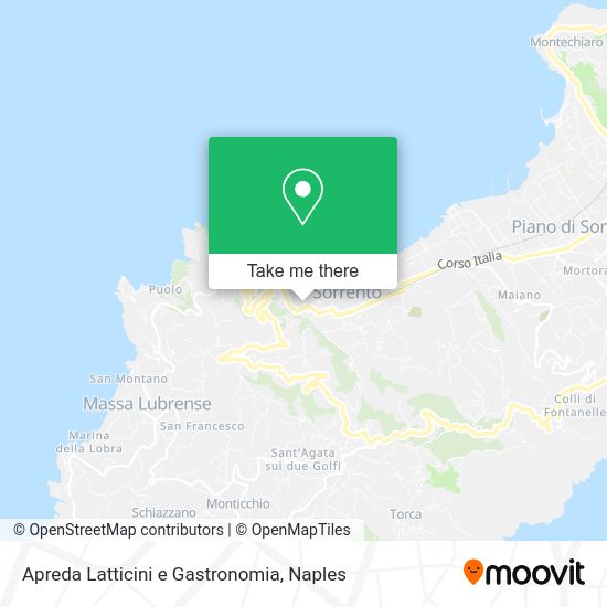 Apreda Latticini e Gastronomia map