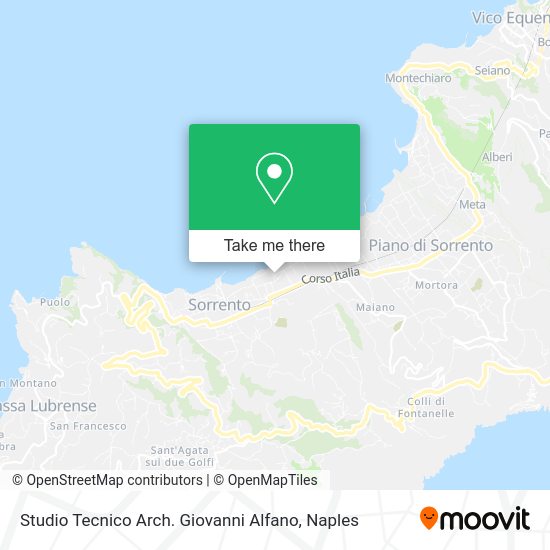 Studio Tecnico Arch. Giovanni Alfano map
