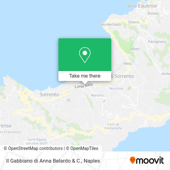 Il Gabbiano di Anna Belardo & C. map