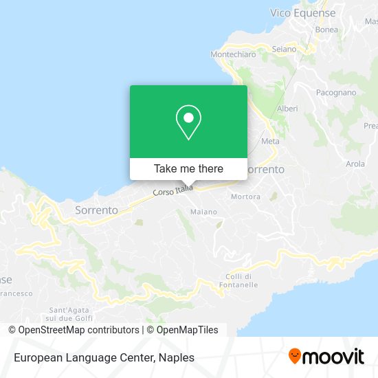 European Language Center map