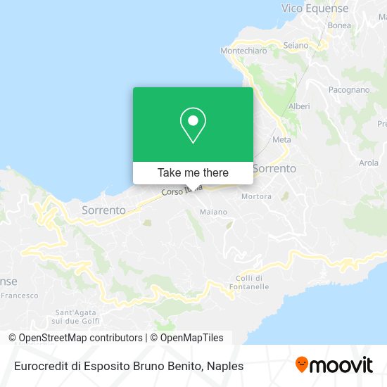 Eurocredit di Esposito Bruno Benito map