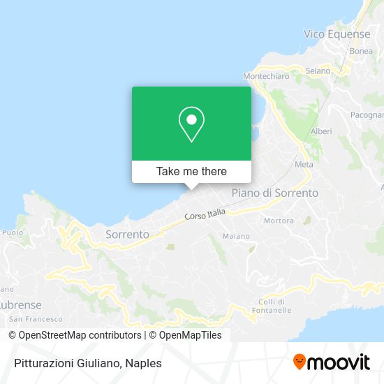 Pitturazioni Giuliano map