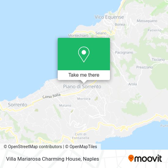 Villa Mariarosa Charming House map
