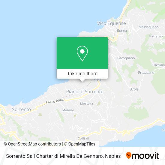 Sorrento Sail Charter di Mirella De Gennaro map