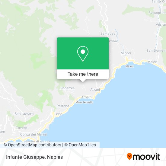 Infante Giuseppe map