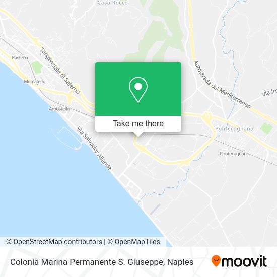 Colonia Marina Permanente S. Giuseppe map